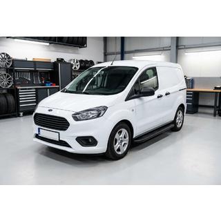 Pedane Laterali Bosphorus Black (2 pz, Alluminio) Ford Courier 2014-2023 foto 1