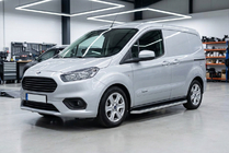 Ford Courier 2014-2023 Pedane Laterali Tayga Grey (2 pz, Alluminio) foto 1