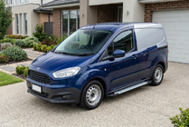 Ford Courier 2014-2023 Pedane Laterali Allmond Grey (2 pz, Alluminio) foto 1