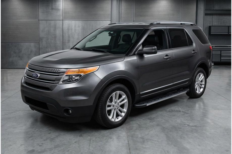 Ford Explorer 2011-2019 Pedane Laterali Duru (2 pz, Alluminio) Image
