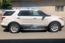 Ford Explorer 2011-2019 Pedane Laterali Sunrise (2 pz, Alluminio) foto 5