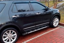 Ford Explorer 2011-2019 Pedane Laterali Sunrise (2 pz, Alluminio) foto 2