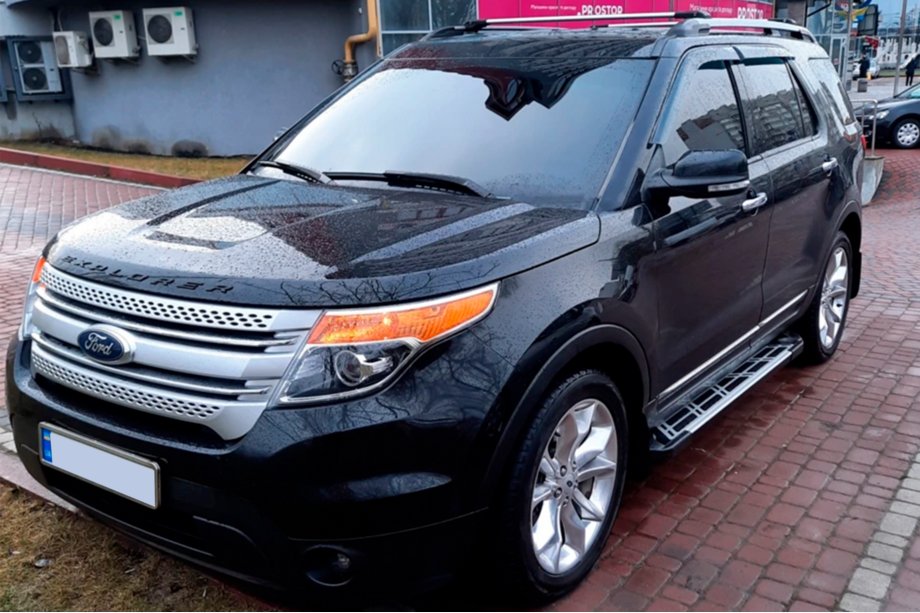 Ford Explorer 2011-2019 Pedane Laterali Sunrise (2 pz, Alluminio) Image