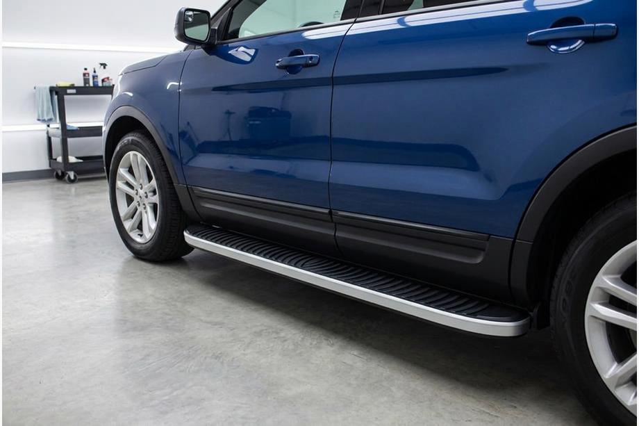 Ford Explorer 2011-2019 Pedane Laterali Tayga Grey (2 pz, Alluminio) Image