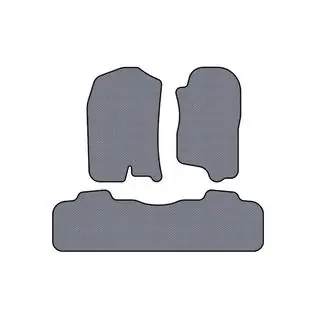 Tappetini in gomma Carsuit (2 file, 2007-2014, grigio) foto 1