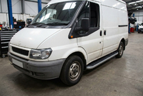 Ford Transit 2000–2014 Pedane Laterali Tayga Grey (2 pz, Alluminio) foto 1