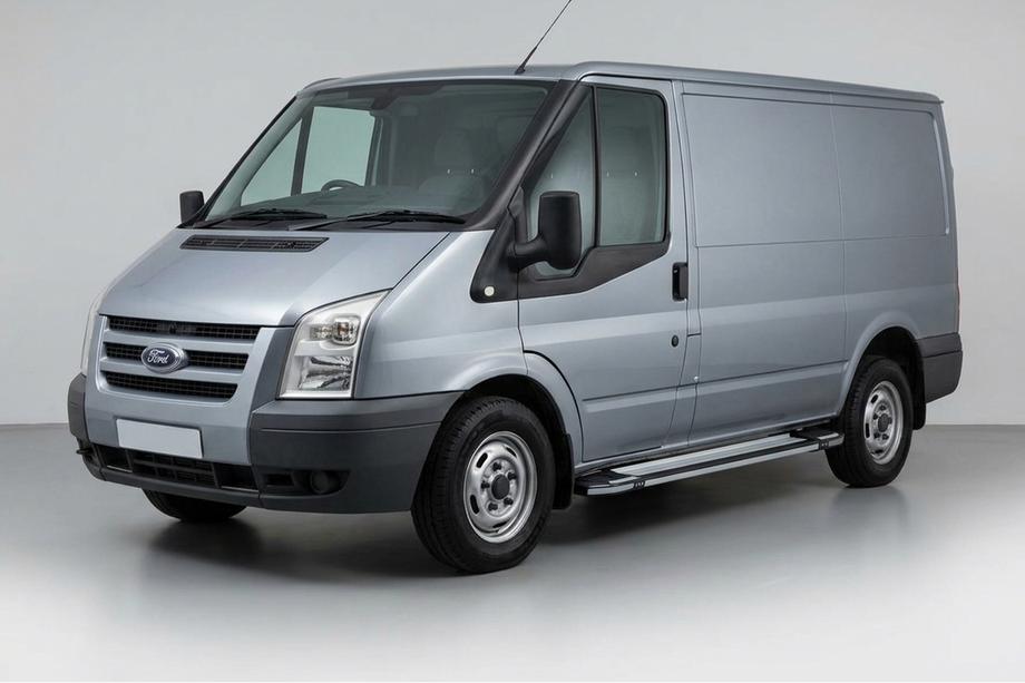 Ford Transit 2000–2014 Pedane Laterali Rainbow (2 pz, Alluminio) Image
