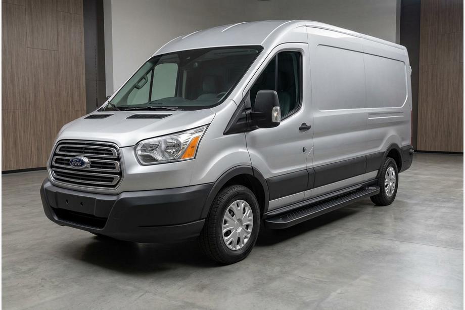 Ford Transit 2014- Pedane Laterali Allmond Black (2 pz, Alluminio) Image