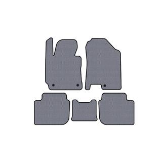 Tappetini in Gomma Carsuit (SD, Grigio) Kia Cerato 3 2013-2018 foto 1