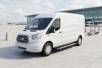 Ford Transit 2014- Pedane Laterali Sunrise (2 pz, Alluminio) foto 1