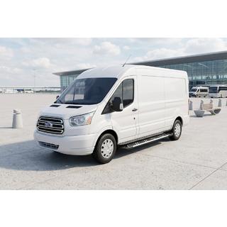 Pedane Laterali Sunrise (2 pz, Alluminio) Ford Transit 2014- foto 1