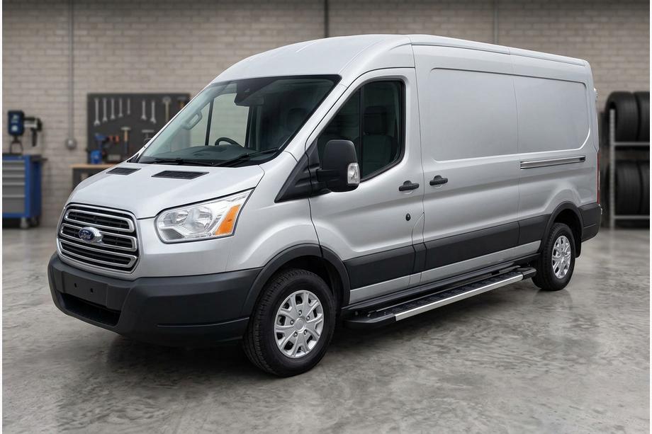 Ford Transit 2014- Pedane Laterali RedLine V1 (2 pz, Alluminio) Image