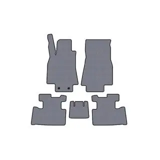 Tappetini in gomma Carsuit (2004-2008, HB, 5 porte, grigio) foto 1