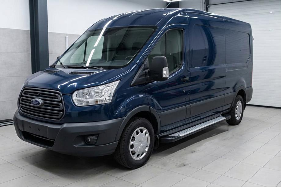 Ford Transit 2014- Pedane Laterali Allmond Grey (2 pz, Alluminio) Image