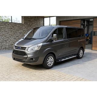 Pedane Laterali Sunrise (2 pz, Alluminio) Ford Custom 2013-2022 foto 1