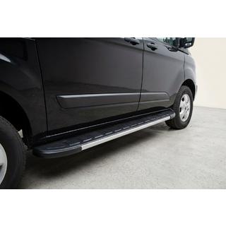 Pedane Laterali Duru (2 pz, Alluminio) Ford Custom 2013-2022 foto 1
