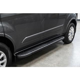 Pedane Laterali Bosphorus Black (2 pz, Alluminio) Ford Custom 2013-2022 foto 1