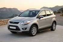 Ford Kuga 2008-2013 Pedane Laterali Allmond Black (2 pz, Alluminio) foto 1