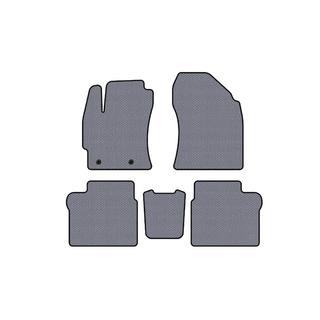Tappetini in gomma Carsuit (2016-2019, SD, grigio) Toyota Corolla 2013-2019 foto 1