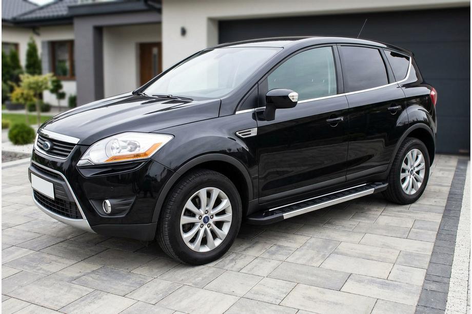 Ford Kuga 2008-2013 Pedane Laterali RedLine V1 (2 pz, Alluminio) Image