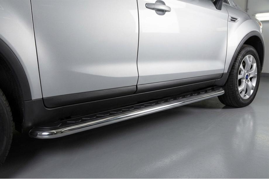 Ford Kuga 2008-2013 Pedane Laterali Maydos V1 (2 pz, Alluminio e Acciaio Inox) Image