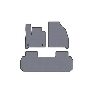 Tappetini in Gomma Carsuit (2 File, Grigio)