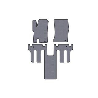 Tappetini in gomma per abitacolo Carsuit 2004-2008 (2 file, grigio) Ssang Yong Rodius foto 1