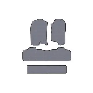 Tappetini in gomma Carsuit (3 file, 2007-2014, grigio) foto 1