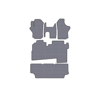 Tappetini in gomma Carsuit (2004-2007, 3 file, 8 posti, grigio) Hyundai H200, H1, Starex 1998-2007 foto 1