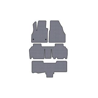 Tappetini in gomma Carsuit (3 file, 5 porte/7 posti, grigio) Renault Kangoo 2008–2020 foto 1