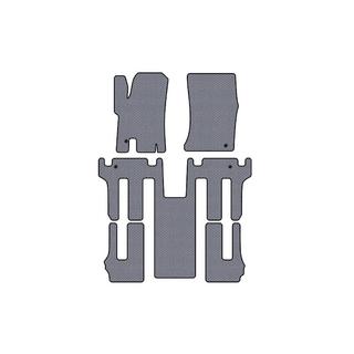 Tappetini in gomma Carsuit 2004-2008 (3 file, grigio) Ssang Yong Rodius foto 1