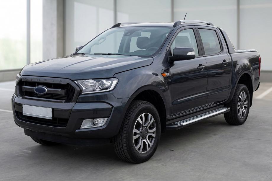 Ford Ranger 2011–2022 Pedane Laterali Line (2 pz, Alluminio) Image