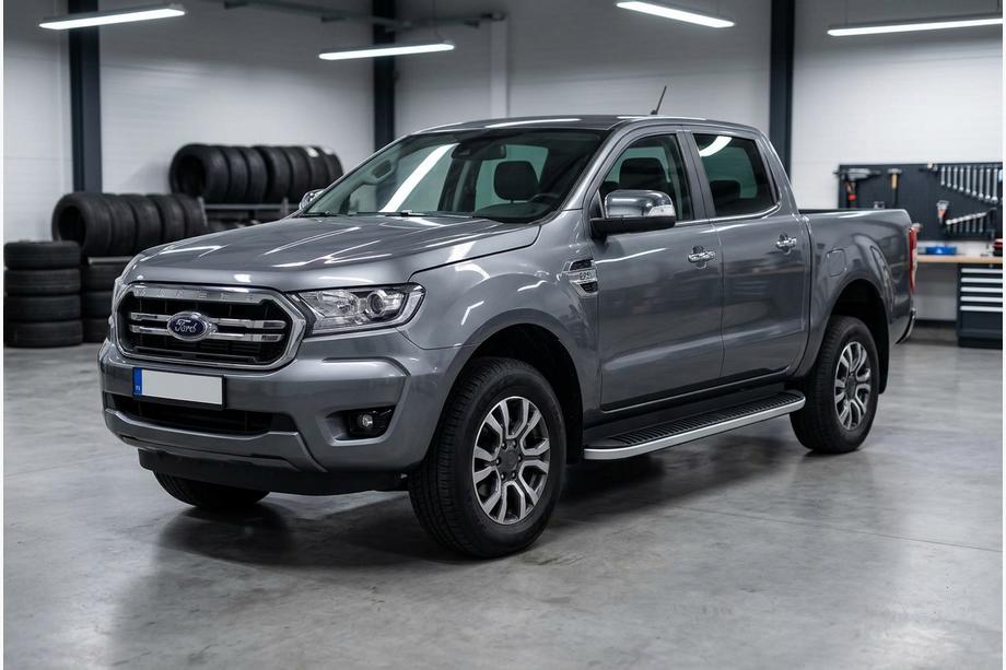 Ford Ranger 2011–2022 Pedane Laterali Tayga Grey (2 pz, Alluminio) Image