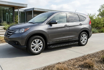 Honda CRV 2012-2016 Pedane Laterali Allmond Black (2 pz, Alluminio) foto 1