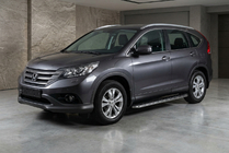 Honda CRV 2012-2016 Pedane Laterali Maydos V1 (2 pz, Alluminio e Acciaio Inox) foto 1