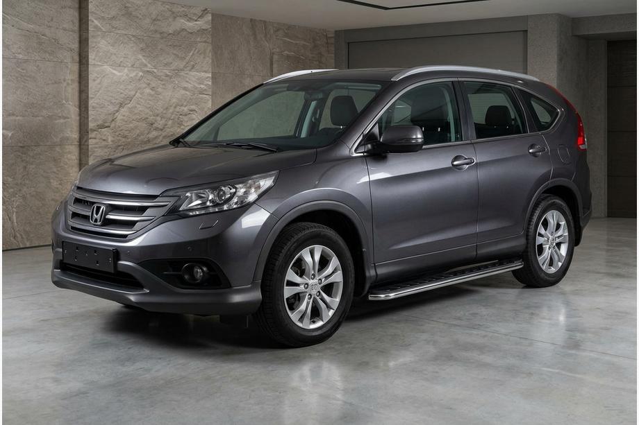 Honda CRV 2012-2016 Pedane Laterali Maydos V1 (2 pz, Alluminio e Acciaio Inox) Image