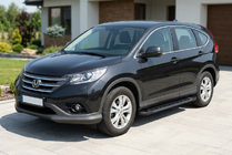 Honda CRV 2012-2016 Pedane Laterali RedLine Black (2 pz, Alluminio) foto 1