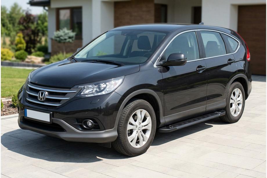 Honda CRV 2012-2016 Pedane Laterali RedLine Black (2 pz, Alluminio) Image