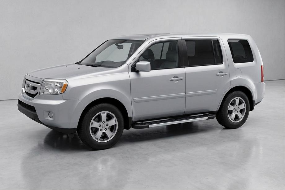Honda Pilot 2008-2015 Pedane Laterali RedLine V1 (2 pz, Alluminio) Image