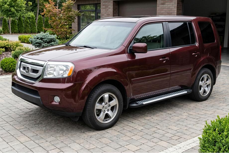 Honda Pilot 2008-2015 Pedane Laterali Line (2 pz, Alluminio) Image