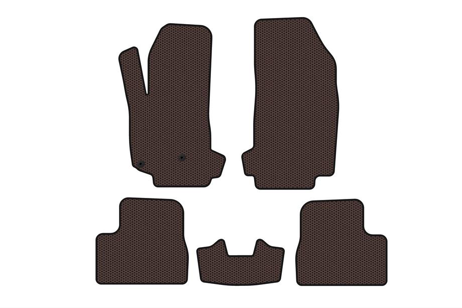 Citroen DS-3 2009-2016 Tappetini in Gomma Carsuit V-2 (Marrone) Image