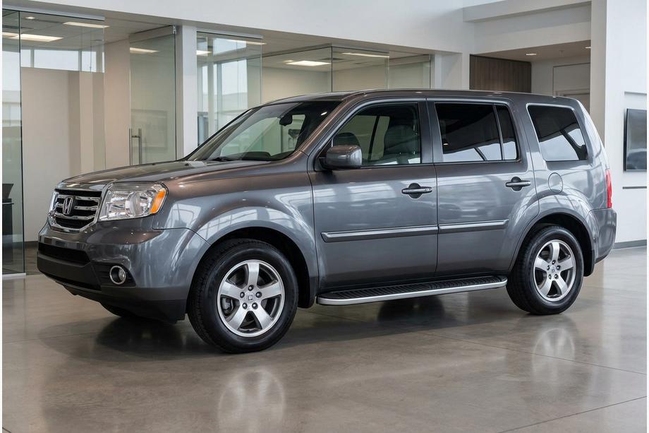 Honda Pilot 2008-2015 Pedane Laterali Tayga Grey (2 pz, Alluminio) Image