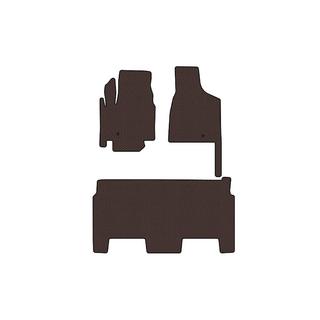 Tappetini in Gomma Carsuit (2008-2020, 2 File, 8 Posti/Allestimento SXT, Marrone) Dodge Grand Caravan V 2008-2020 foto 1