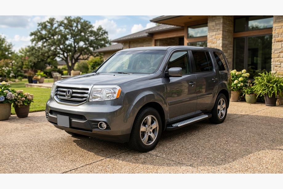 Honda Pilot 2008-2015 Pedane Laterali Allmond Grey (2 pz, Alluminio) Image