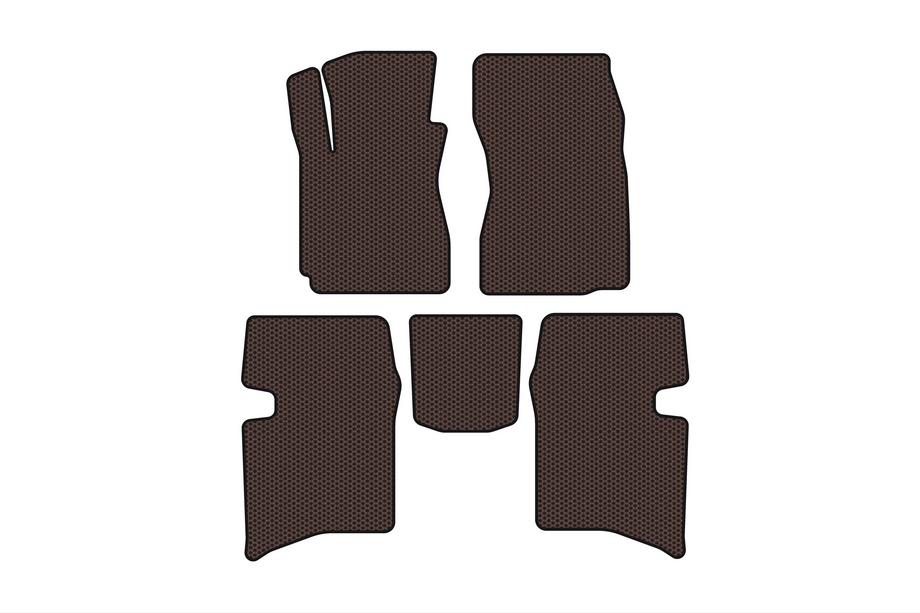 Geely MK 2006-2014 Tappetini in Gomma Carsuit (SD, Marrone) Image