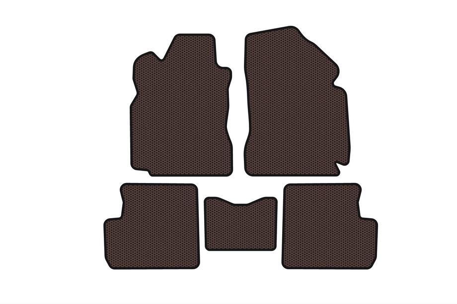 GreatWall Haval M4 2012-2021 Tappetini in Gomma Carsuit (Marrone) Foto 1