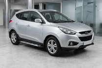 Hyundai IX-35 2010-2015 Pedane Laterali Sunrise (2 pz, Alluminio) foto 1