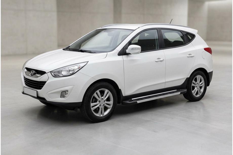 Hyundai IX-35 2010-2015 Pedane Laterali RedLine V1 (2 pz, Alluminio) Image