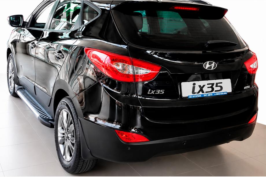 Hyundai IX-35 2010-2015 Pedane Laterali Line (2 pz, Alluminio) Image
