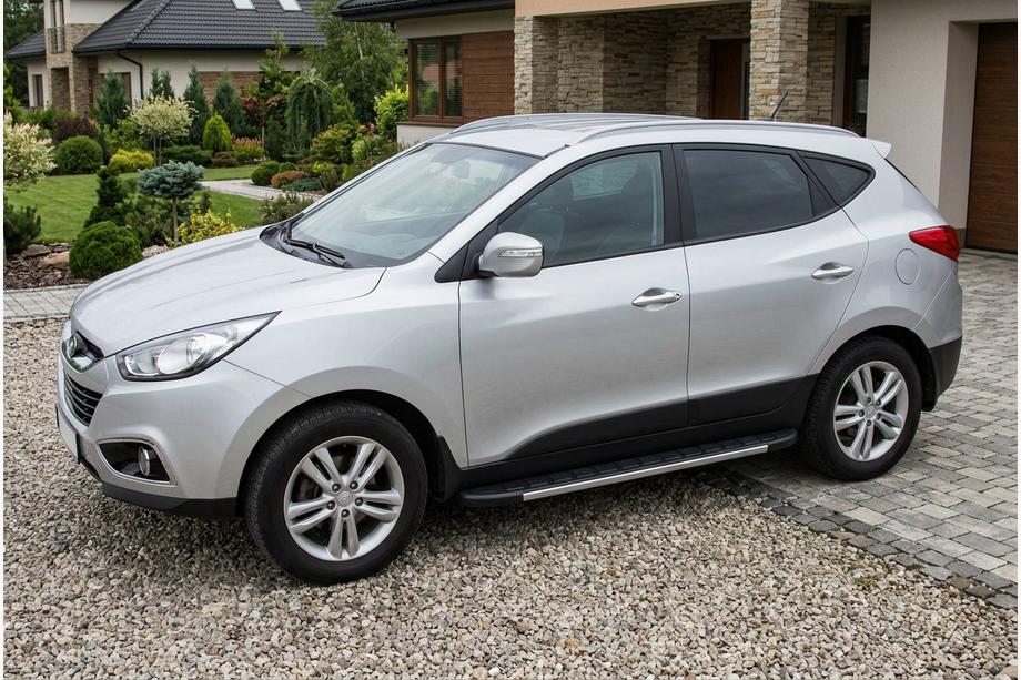 Hyundai IX-35 2010-2015 Pedane Laterali Duru (2 pz, Alluminio) Image